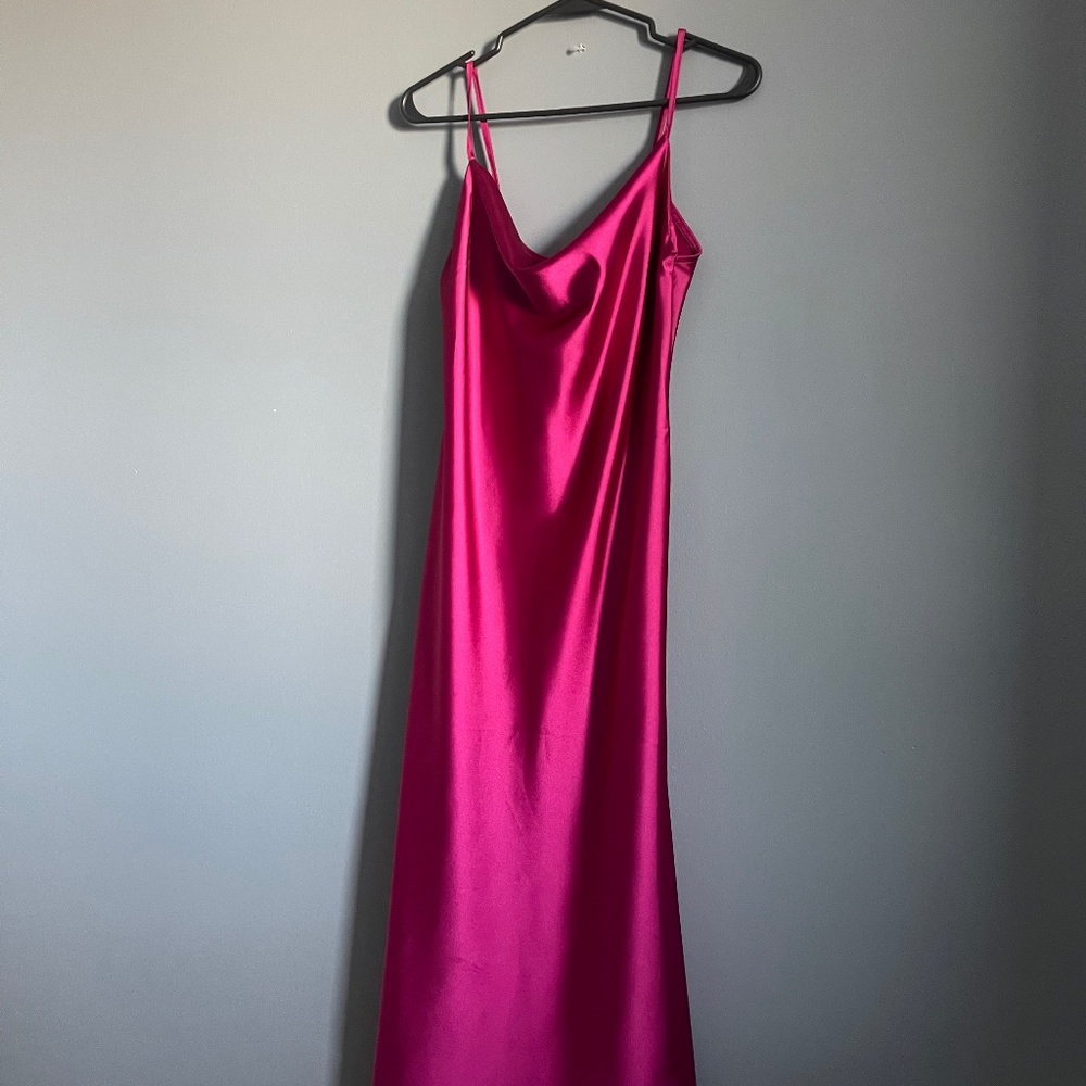 Vintage Silk Midi Slip Dress